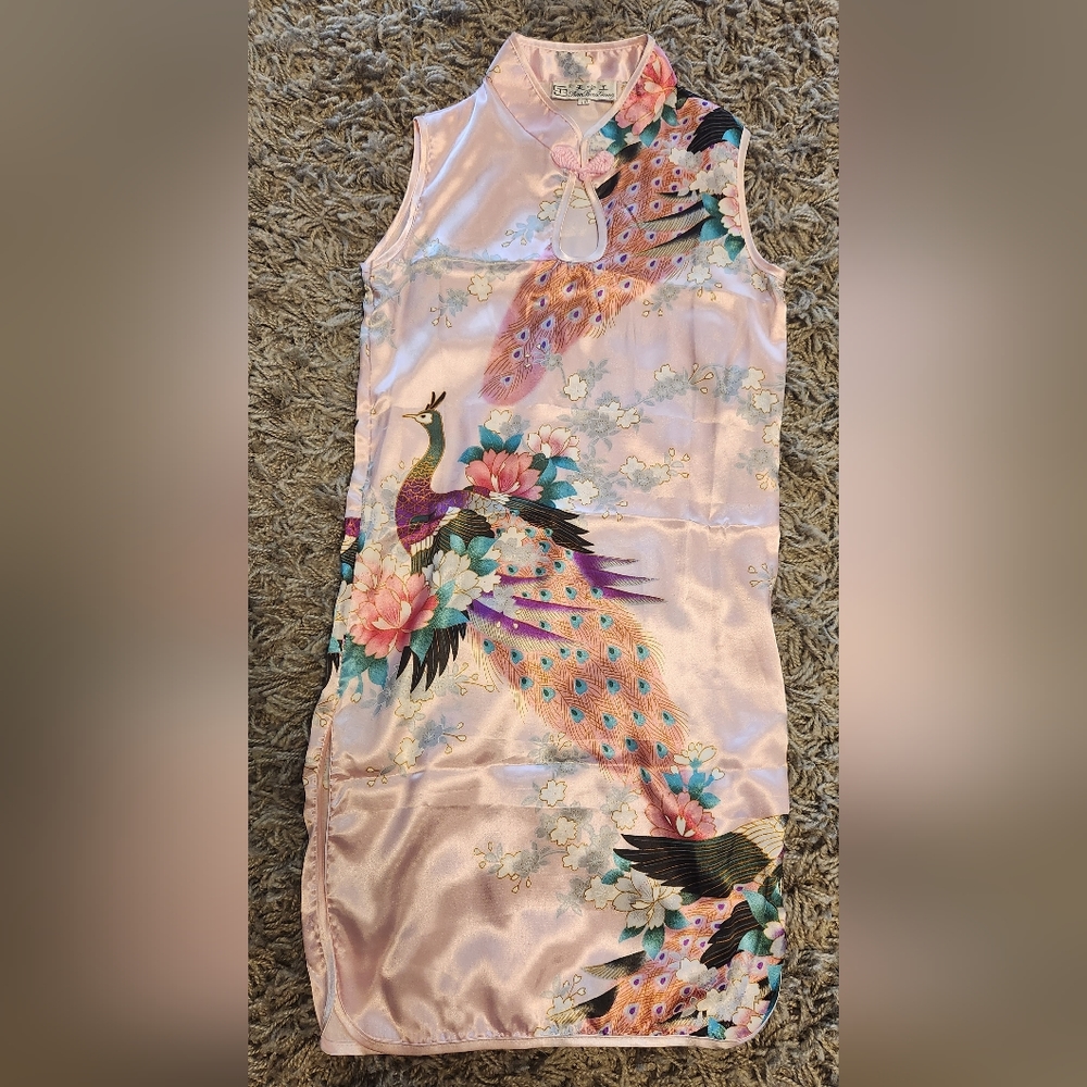 Girls Sleeveless Cheongsam or Qipao Dress